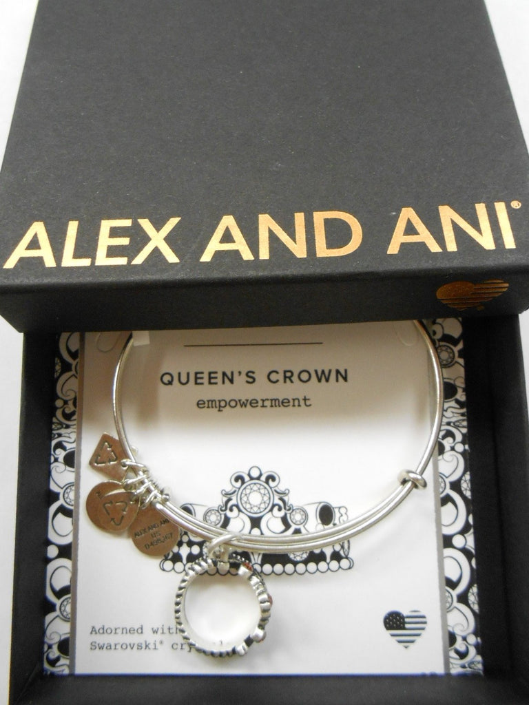 Alex and ANI Charity by Design, Queen's Crown Bangle Bracelet