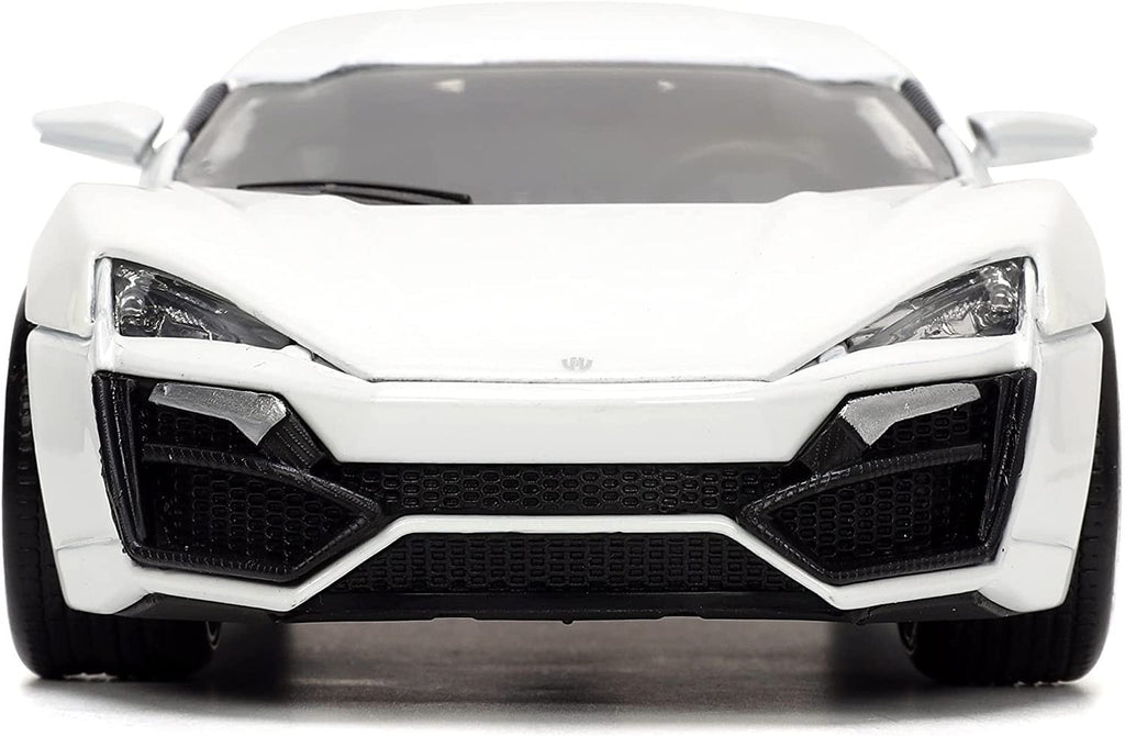 Hyper-Spec 1:24 W Motors Lykan Hypersport Die-cast Car White, Toys for Kids and Adults