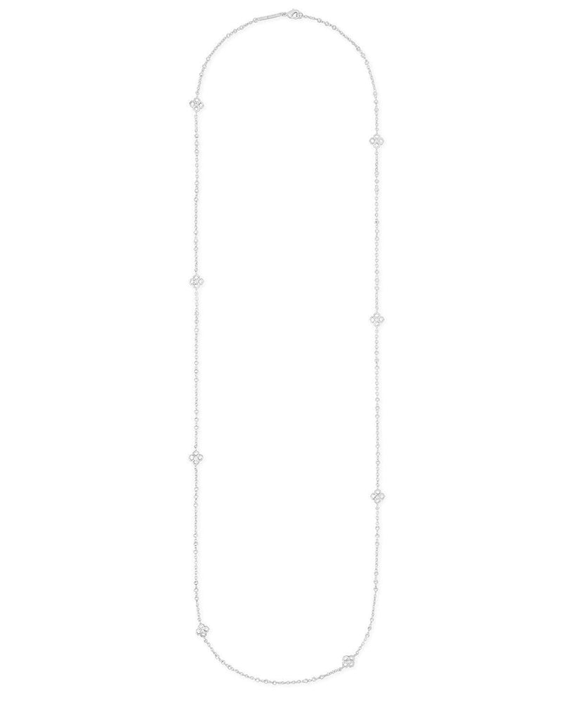 Kendra Scott Rue Long Strand Necklace in Silver