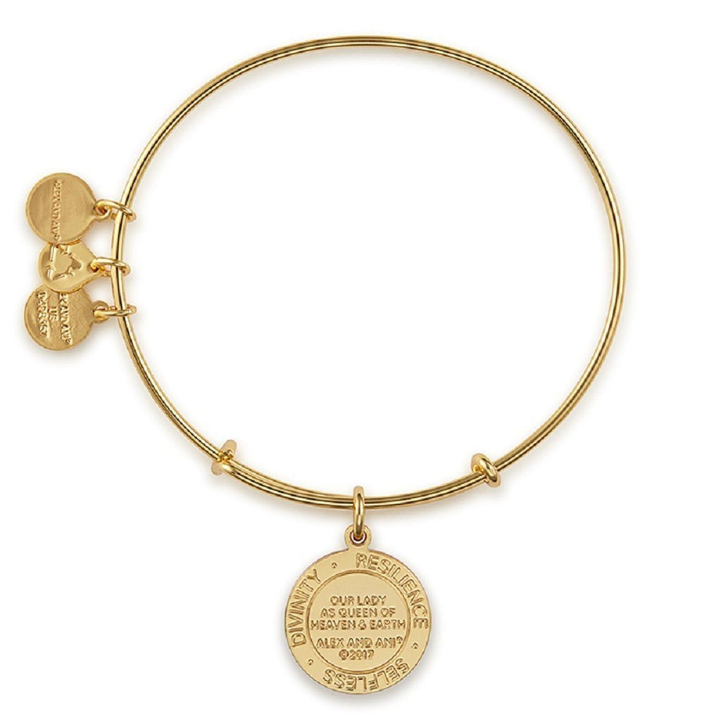 Alex and Ani Holy Ones, Our Lady as Queen of Heaven and Earth Gold Expandable Bangle, A16EB80YG