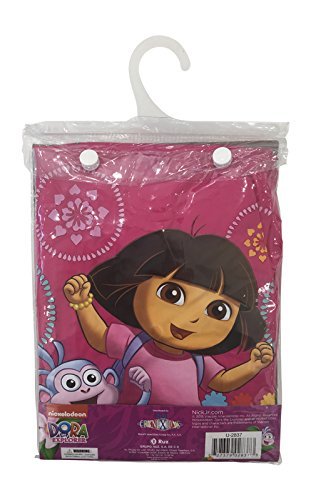 Nick Jr. Nickelodeon Jr Dora The Explorer Girls Fun Party Rain Slicker (medium-4/5)
