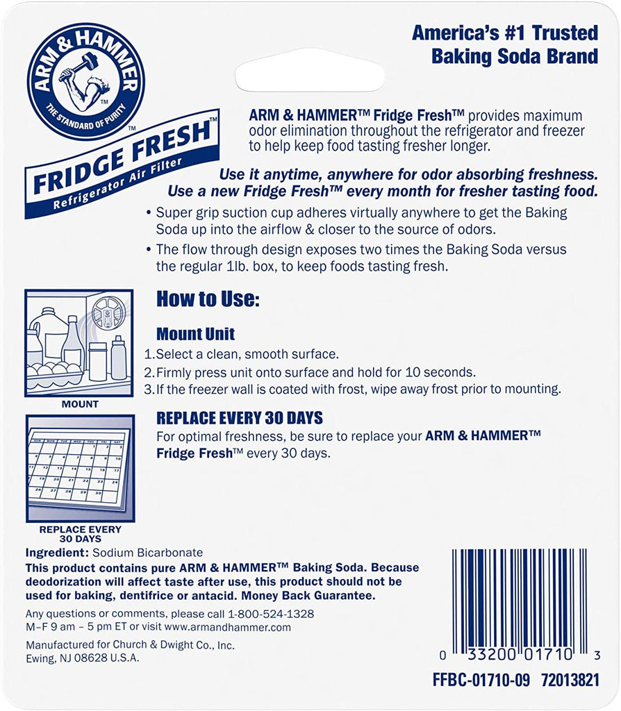 Arm & Hammer Fridge Fresh Refrigerator Air Filter