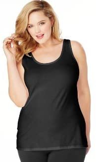JUST MY SIZE Women's Plus Size Stretch Jersey Cami