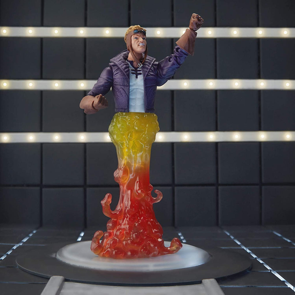 Marvel Classic Hasbro Marvel Legends Series 6" Collectible Action Figure Marvel’s Cannonball Toy (X-Men/X-Force Collection) – with Wendigo Build-A-Figure Part, Brown/A