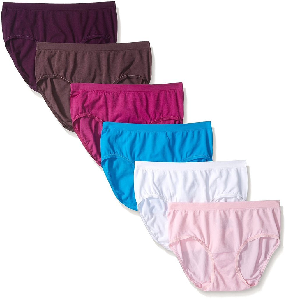 Fruit Of The Loom Women's Seamless Low-Rise Brief (Pack of 6)