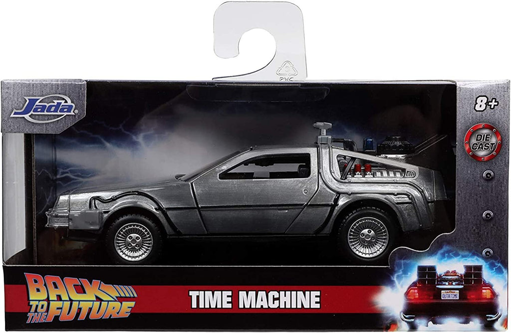 Jada Toys Back to The Future Time Machine 1:32 Die-cast Car, Toys for Kids and Adults