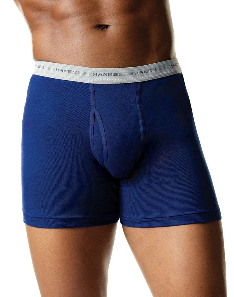 Hanes Men's Tagless Boxer Briefs 10-PACK Underwear S, M, L XL Colors May Vary