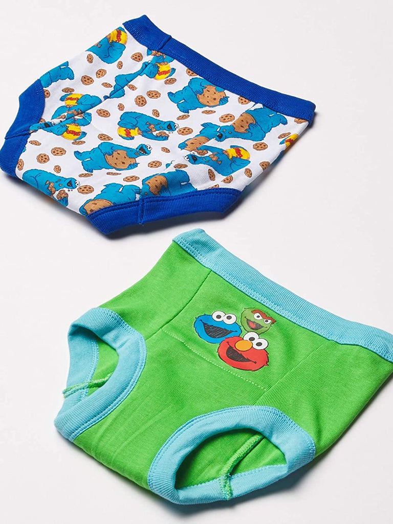 Sesame Street Unisex-Baby Potty Training Pants Multipack, SesameB10pk, 18