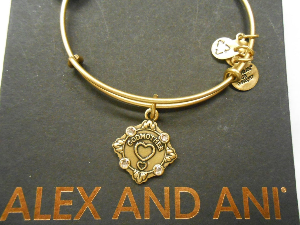 Alex and Ani Womens Because I Love You Godmother III Bangle