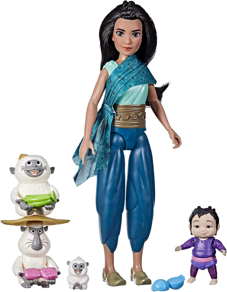 Disney's Raya and The Last Dragon, Raya, Ongis, and NOI Pack, Fashion Doll Clothes and Accessories, Toy for Kids 3 and Up