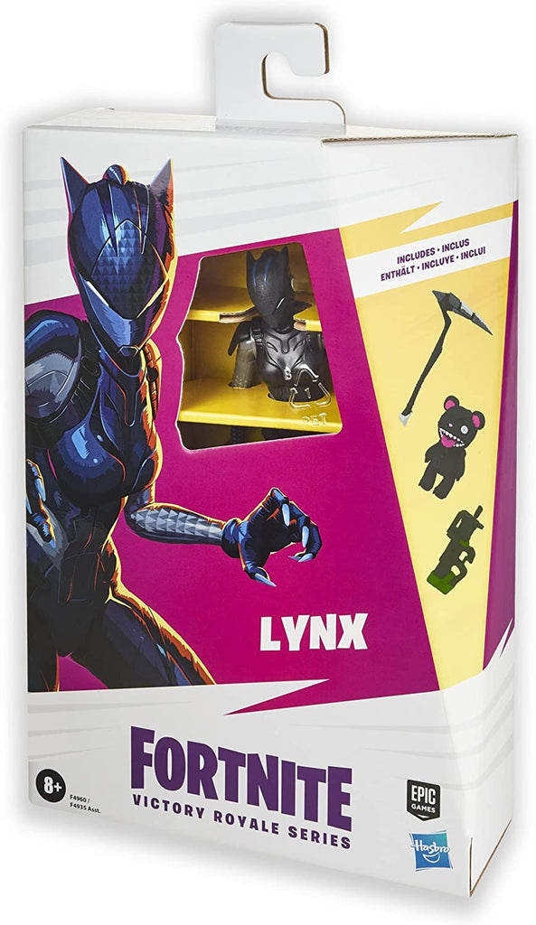 FORTNITE Hasbro Victory Royale Series Lynx Collectible Action Figure with Accessories - Ages 8 and Up, 6-inch