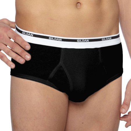 Gildan Men's 5-Pack Assorted Premium Cotton Comfort Briefs