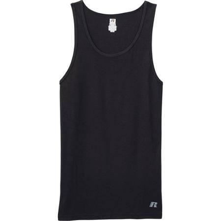 Russell Men's Comfort Performance Tank Black/Grey
