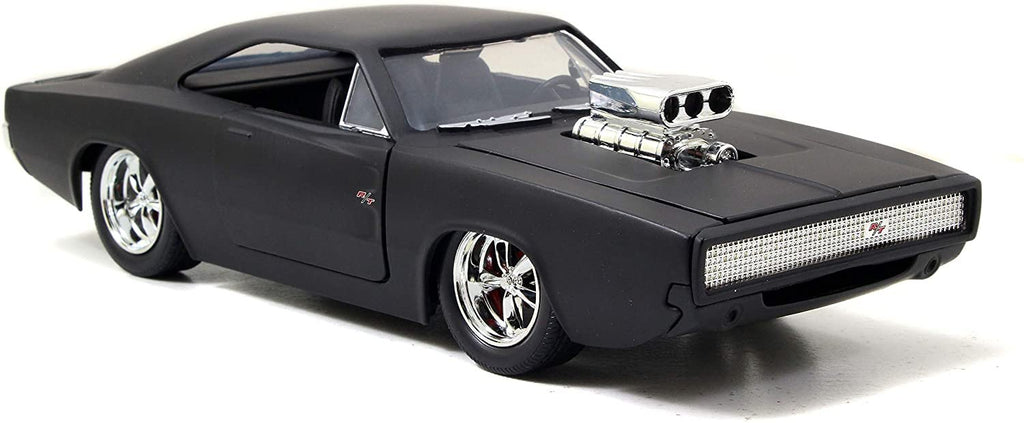 Jada 1:24 Fast & Furious - 1970 Dodge Charger Street Mat Black Vehicle
