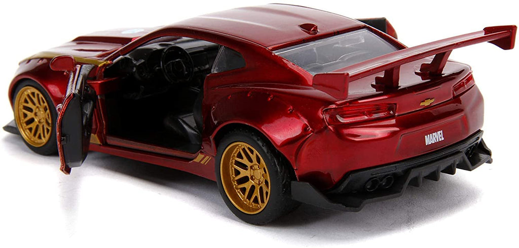 Jada Toys Metals Die-Cast Avengers 2016 Chevy Camaro, 1:32 Scale Die-Cast Vehicle Red, Red and Yellow