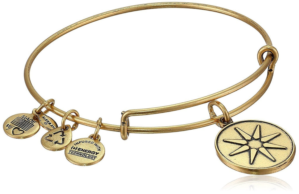 Alex and Ani Womens Star of Venus Charm Bangle