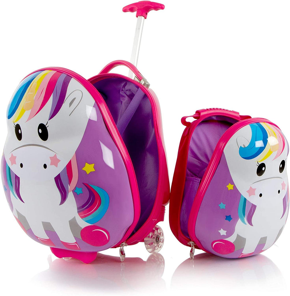 Heys America Travel Tots 18 Inch Luggage with Backpack for Kids - Unicorn