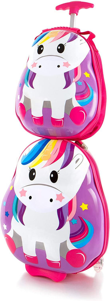 Heys America Travel Tots 18 Inch Luggage with Backpack for Kids - Unicorn
