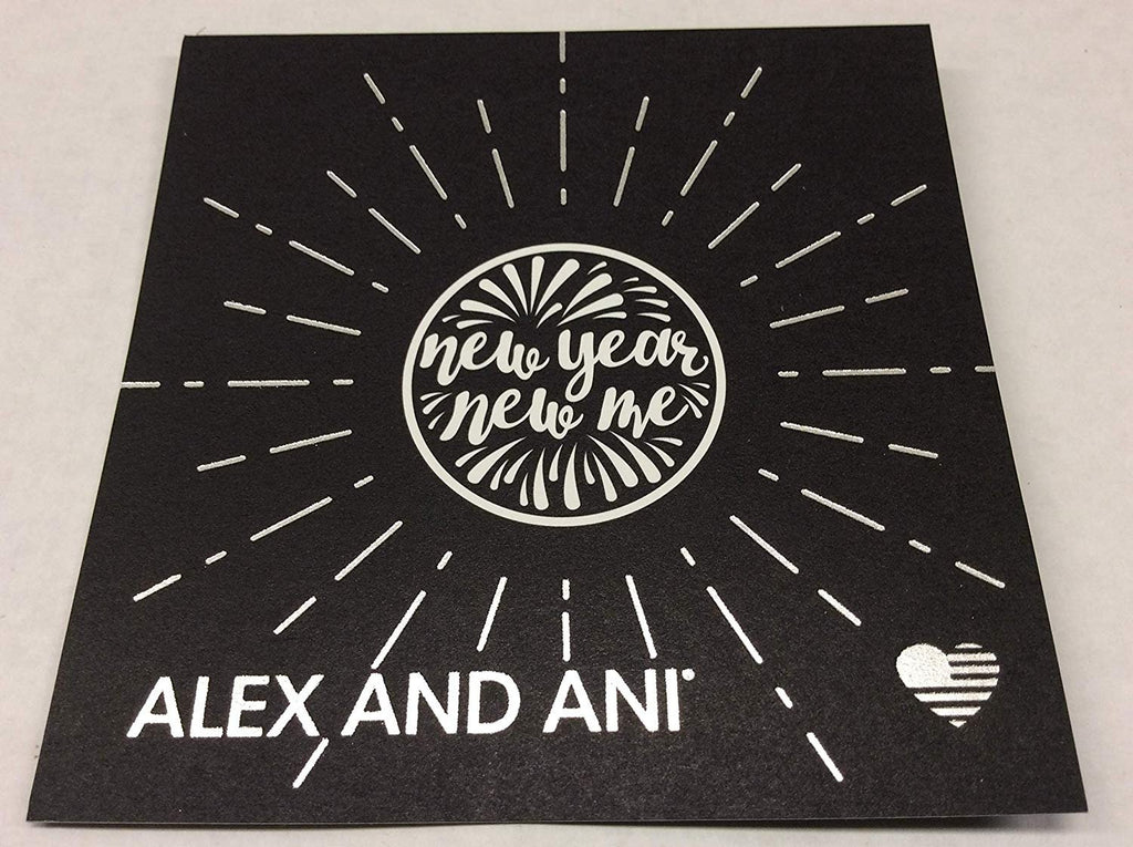 Alex and Ani Year Me Set of 2 Bangle Bracelet Shiny Rose NWTBC