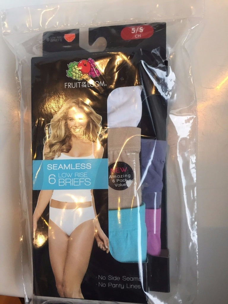 Fruit Of The Loom Women's Seamless Low-Rise Brief (Pack of 6)