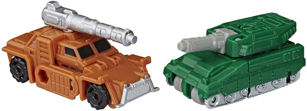 Transformers Toys Generations War for Cybertron: Earthrise Micromaster WFC-E4 Military Patrol 2-Pack - Kids Ages 8 and Up, 1.5-inch