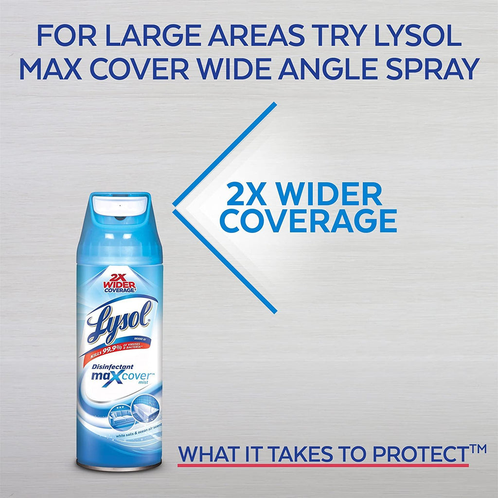 Lysol Disinfectant Spray, Crisp Linen, 19 Ounce (Pack of 8)