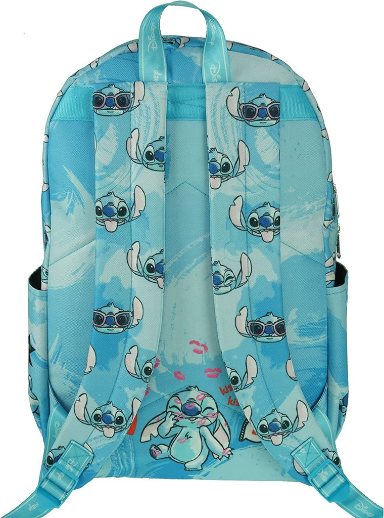 KBNL Classic Disney Winnie The Pooh Backpack with Laptop Compartment for School, Travel, and Work, Multicolor (A22208-WTP)