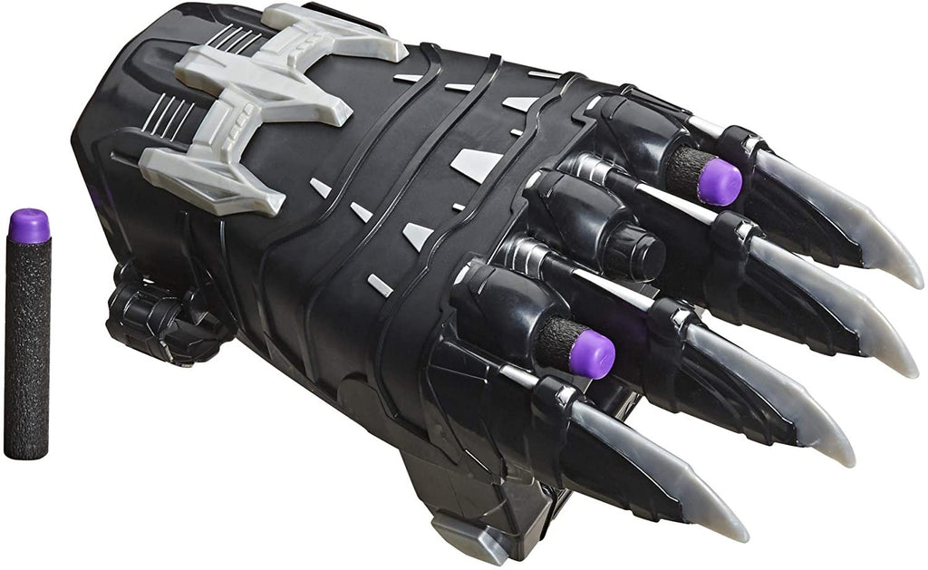 NERF Power Moves Marvel Avengers Black Panther Power Slash Claw Dart-Launching Toy for Kids Roleplay, Toys for Children Aged 5 and up