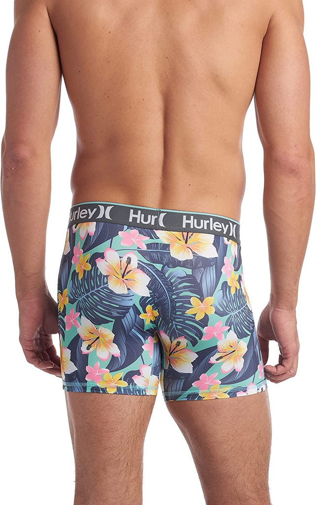 Hurley Men's 3 Pack Regrind Boxer Briefs