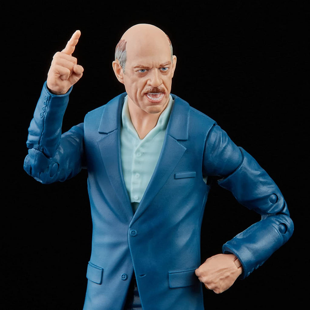 Spider-Man Marvel Legends Series J. Jonah Jameson 6-inch Collectible Action Figure Toy, 3 Accessories and 1 Build-A-Figure Part(s)