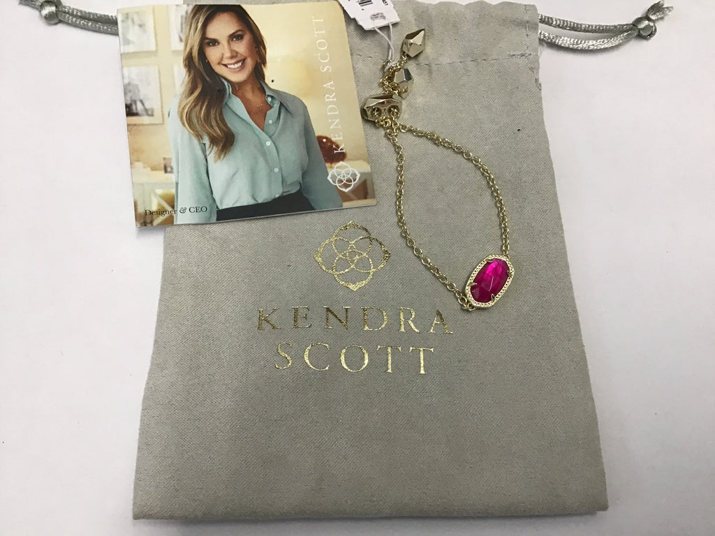 Kendra Scott Elaina Chain Bracelet in Azalea Illusion in Gold