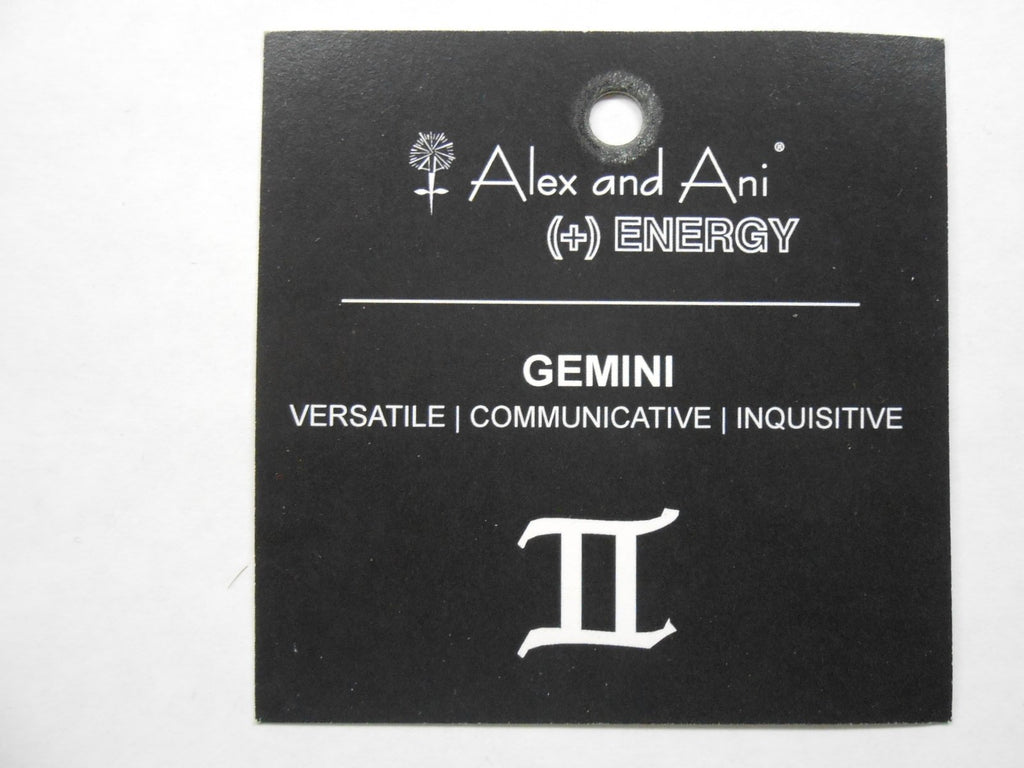Alex and Ani GEMINI II Zodiac Expandable Wire Bracelet Rafaelian GOLD NWTB&C