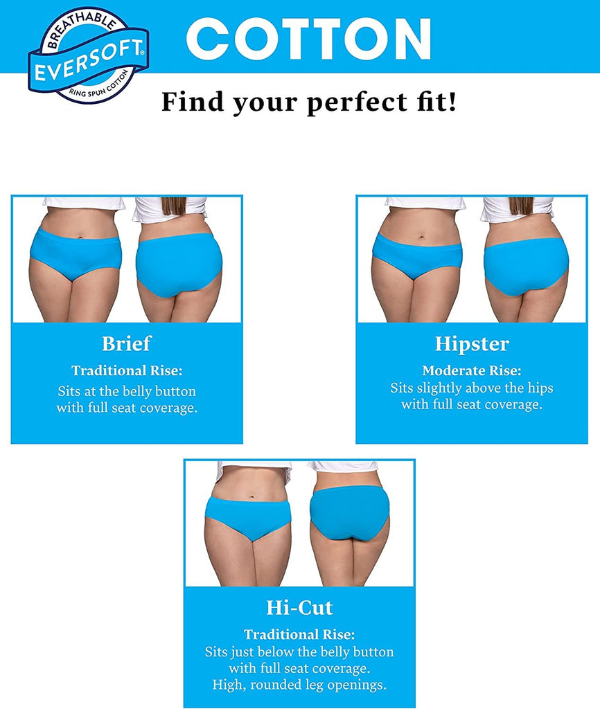 Fruit of the Loom Women's Fit for Me Plus Size Underwear