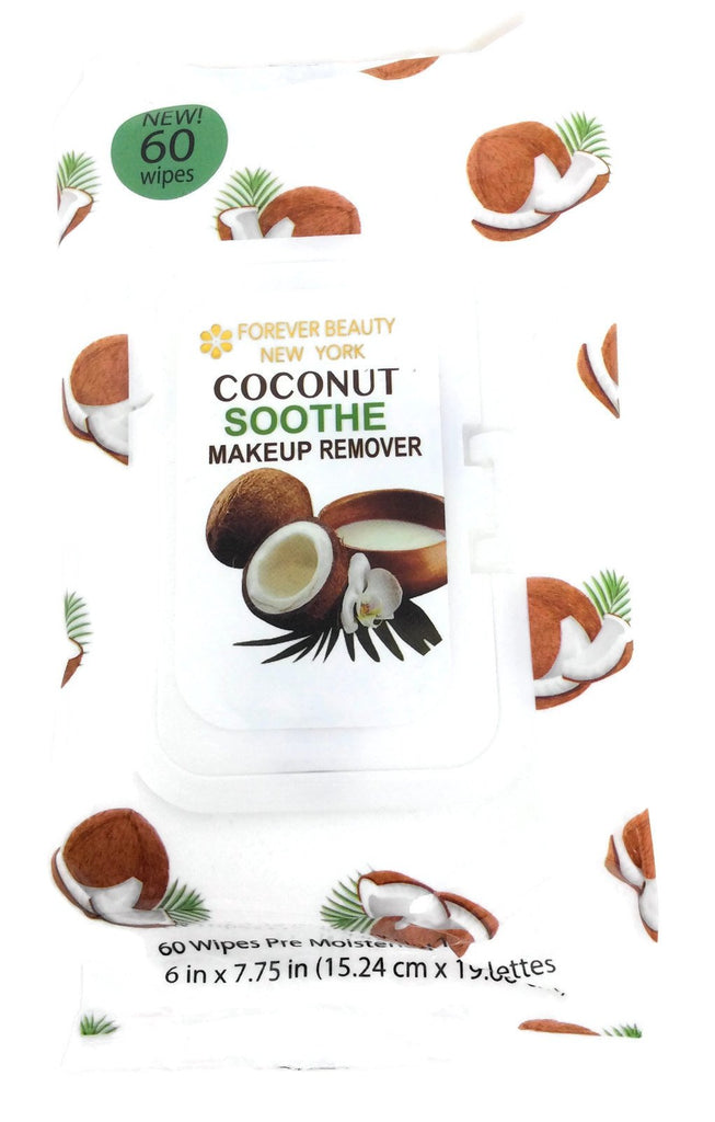 Forever Beauty Makeup Removing Wipes Face Cleaning Fragrant, 60 Count, Alcohol Free