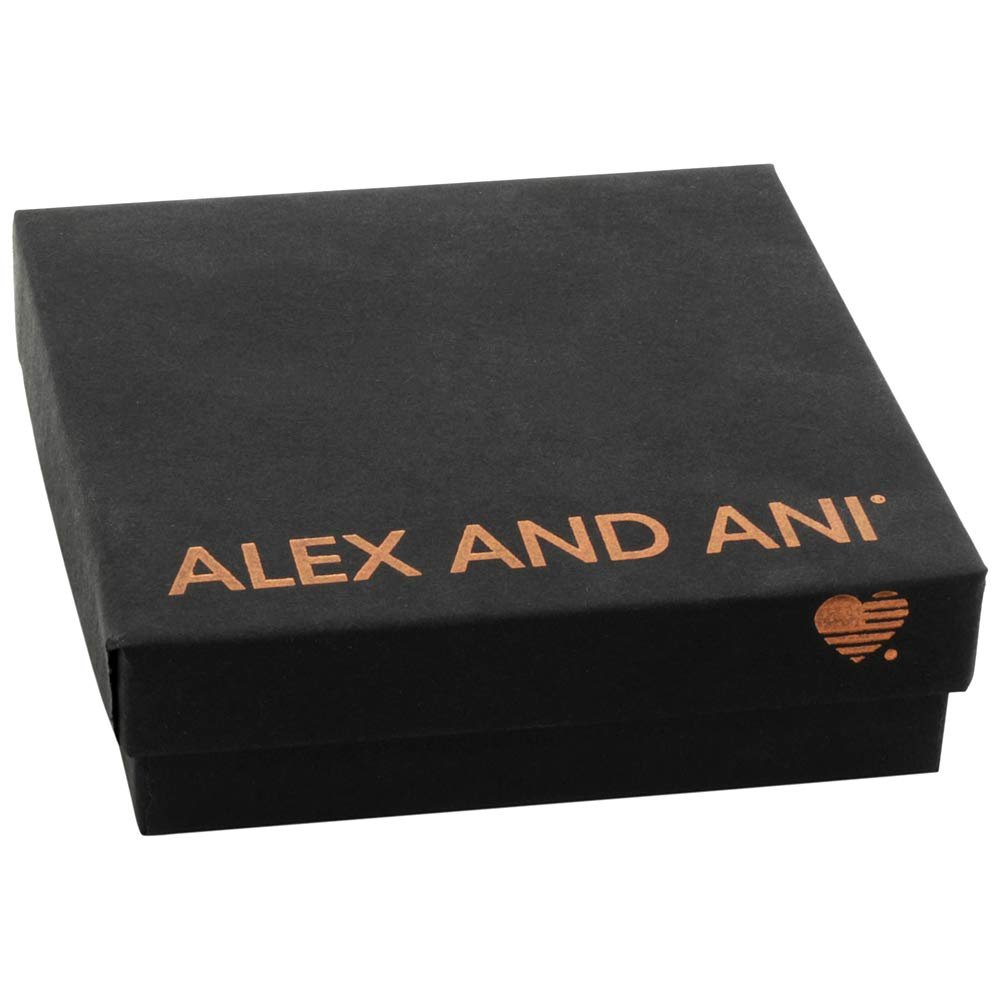 Alex and ANI Jordan Beaded Shiny Silver Finish Bangle Bracelet BBEB18SS