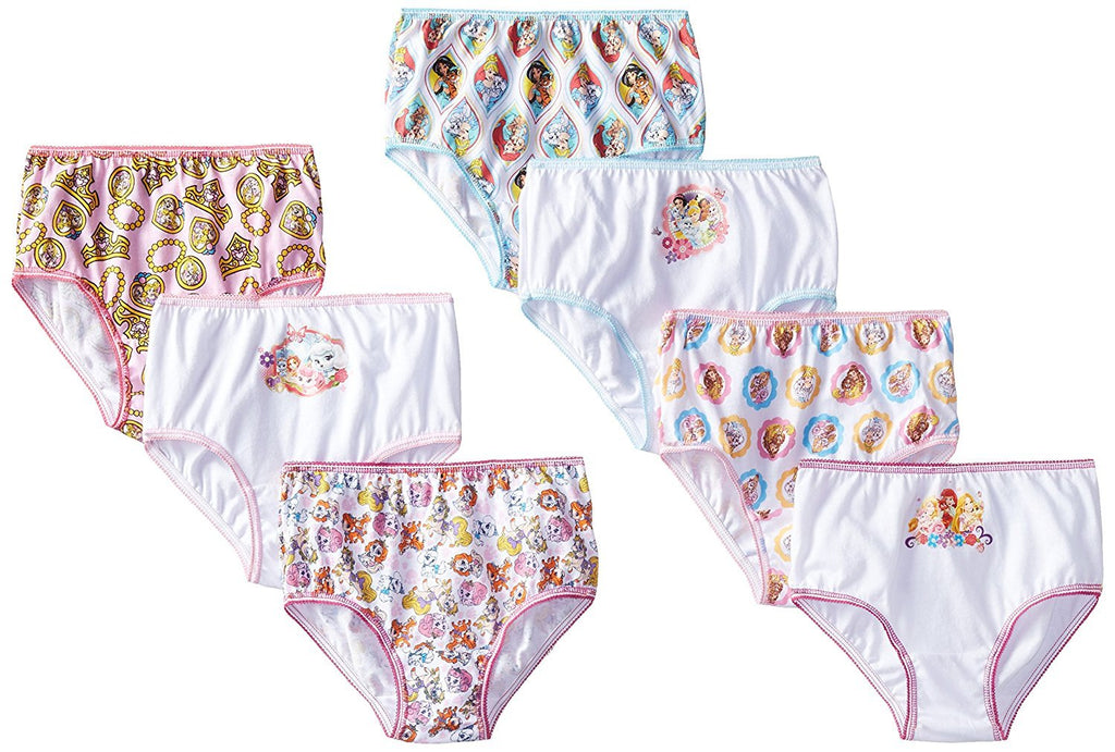 Disney Girls' Palace Pet Toddler 7 Pack Panty