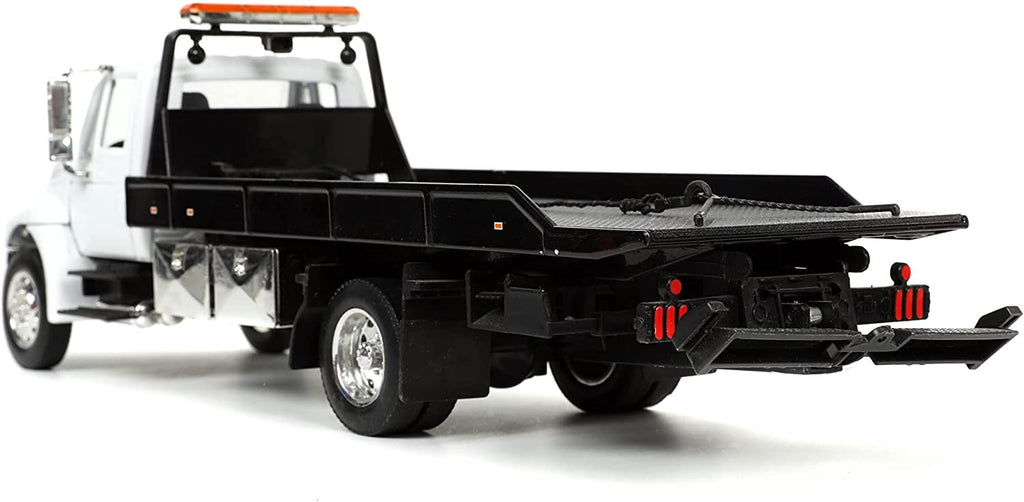 International Durastar 4400 Flatbed Tow Truck Die-cast Car, Toys for Kids and Adults