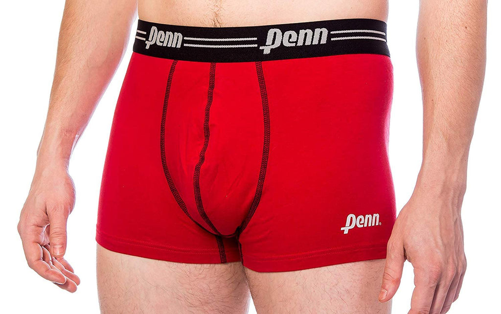Penn Mens Athletic Underwear - 3-Pack Stretch Athletic Boxer Briefs Training Breathable Athletic Fit No Fly
