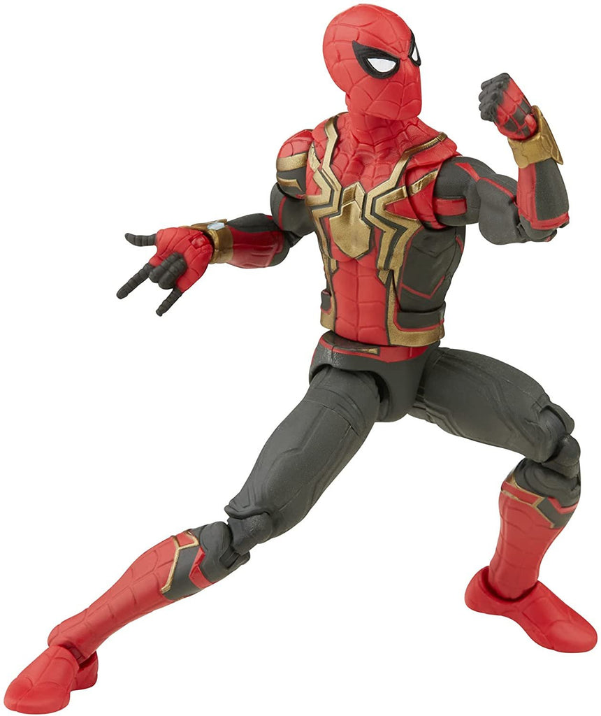 Spider-Man Marvel Legends Series Integrated Suit 6-inch Collectible Action Figure Toy, 2 Accessories