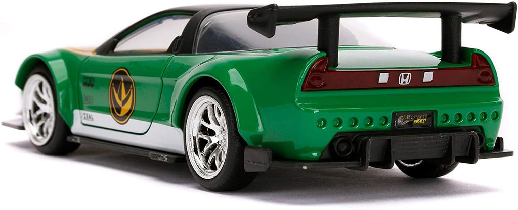 Jada Toys Power Rangers 1:32 Green Ranger 2002 Honda NSX Type-R Die-cast Cars, Toys for Kids and Adults
