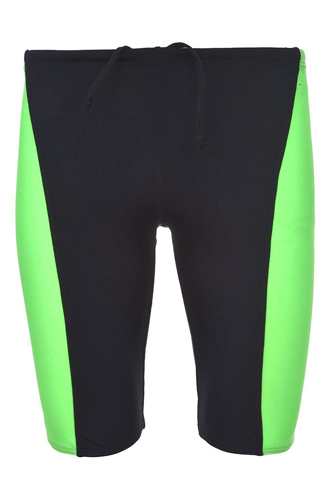 Men's Performance Swimsuit Racer Jammer - Durable Spandex Nylon Blend Comfortable Swimwear Training Many Colors