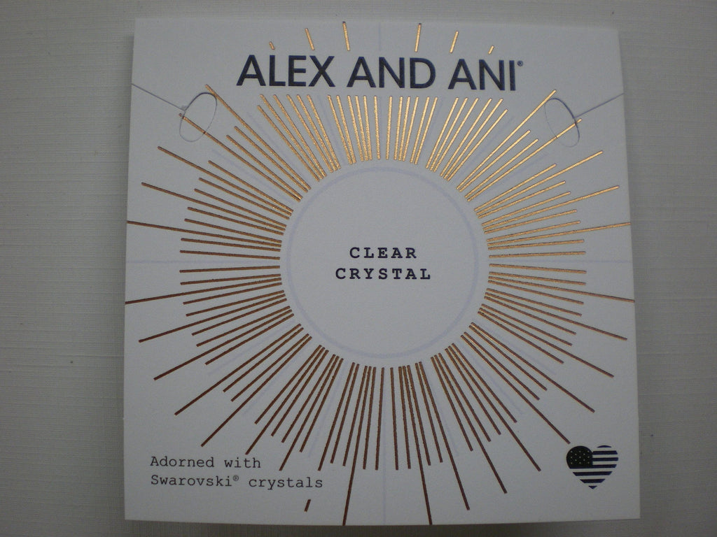 Alex and Ani Womens Swarovski Teardrop Color Code Bangle September/Rafaelian Gold/Sapphire