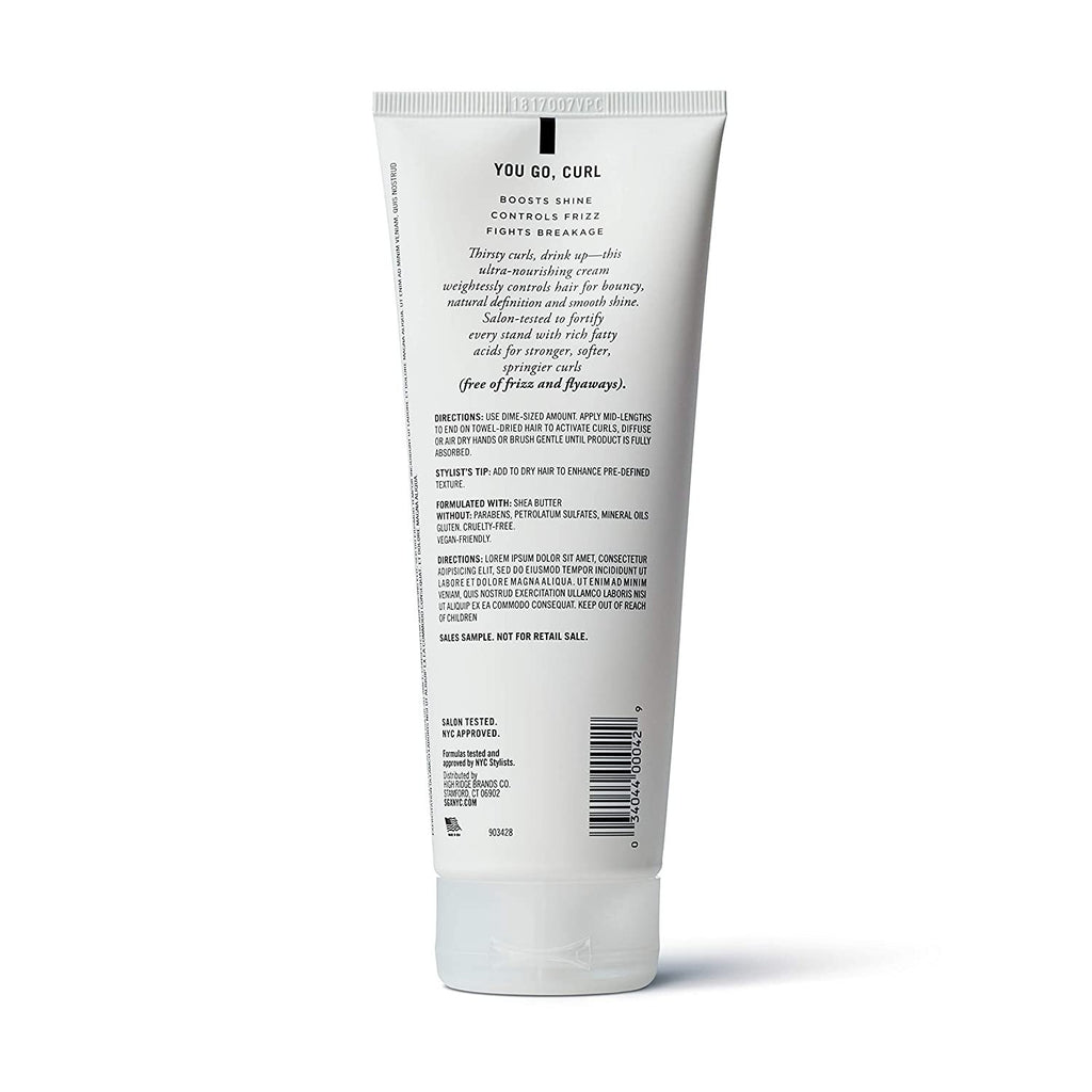 SGX NYC, Curl Power, Frizz-Fighting Nourishing Curl Cream (7 Ounces)