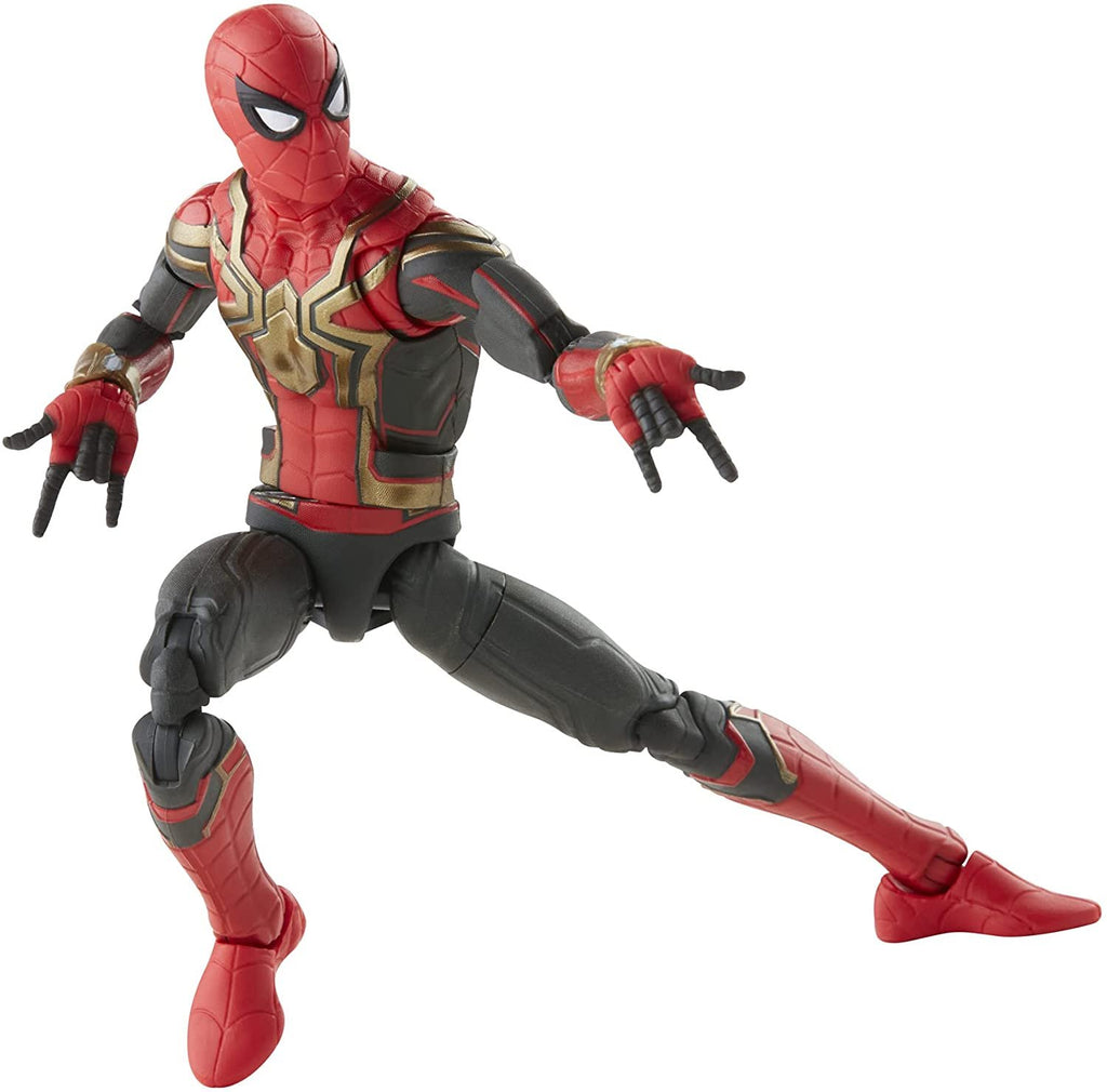 Spider-Man Marvel Legends Series Integrated Suit 6-inch Collectible Action Figure Toy, 2 Accessories