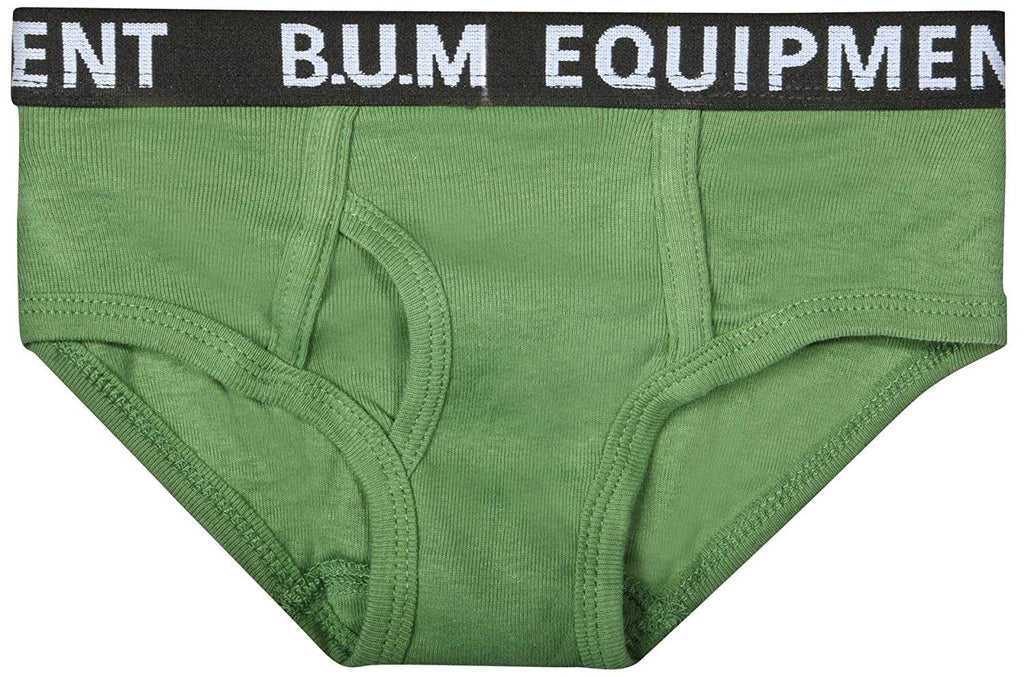 B.U.M. Equipment Toddler and Little Boys' 6 Pack Underwear Briefs, Solids and Prints