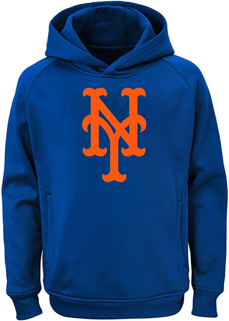 Outerstuff MLB Youth 8-20 Team Color Polyester Performance Primary Logo Pullover Sweatshirt Hoodie