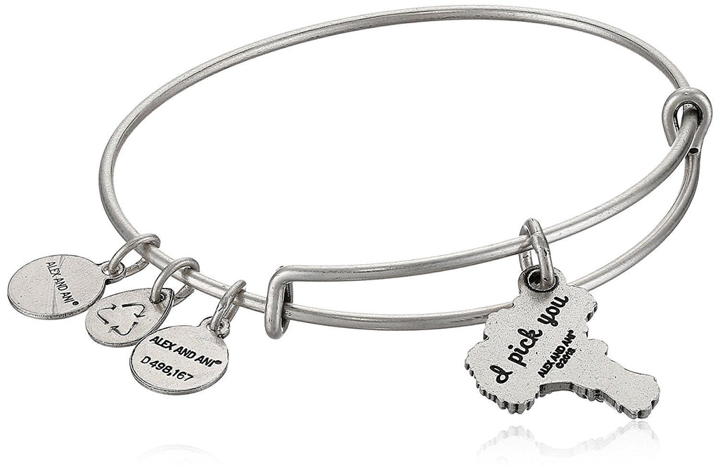 Alex and ANI Womens I Pick You EWB Bangle Bracelet, Expandable