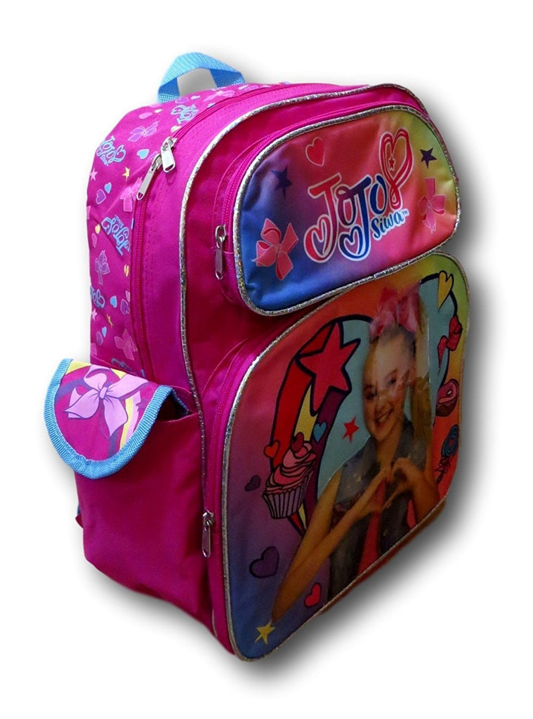JoJo Siwa Pink Deluxe 16" School Bag Backpack