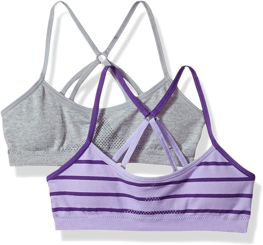Hanes Big Girl's ComfortFlex Fit Seamless Racerback 2-Pack Bra