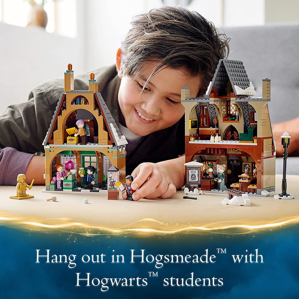 LEGO 76388 Harry Potter Hogsmeade Village Visit 20th Anniversary Set with Collectible Golden Minifigure